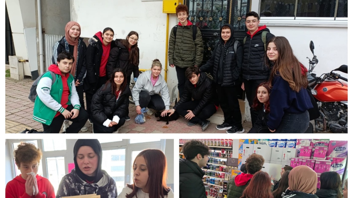 Fatih Anadolu Lisesi 11 C sınıfının sosyal sorumluluk çalışmaları